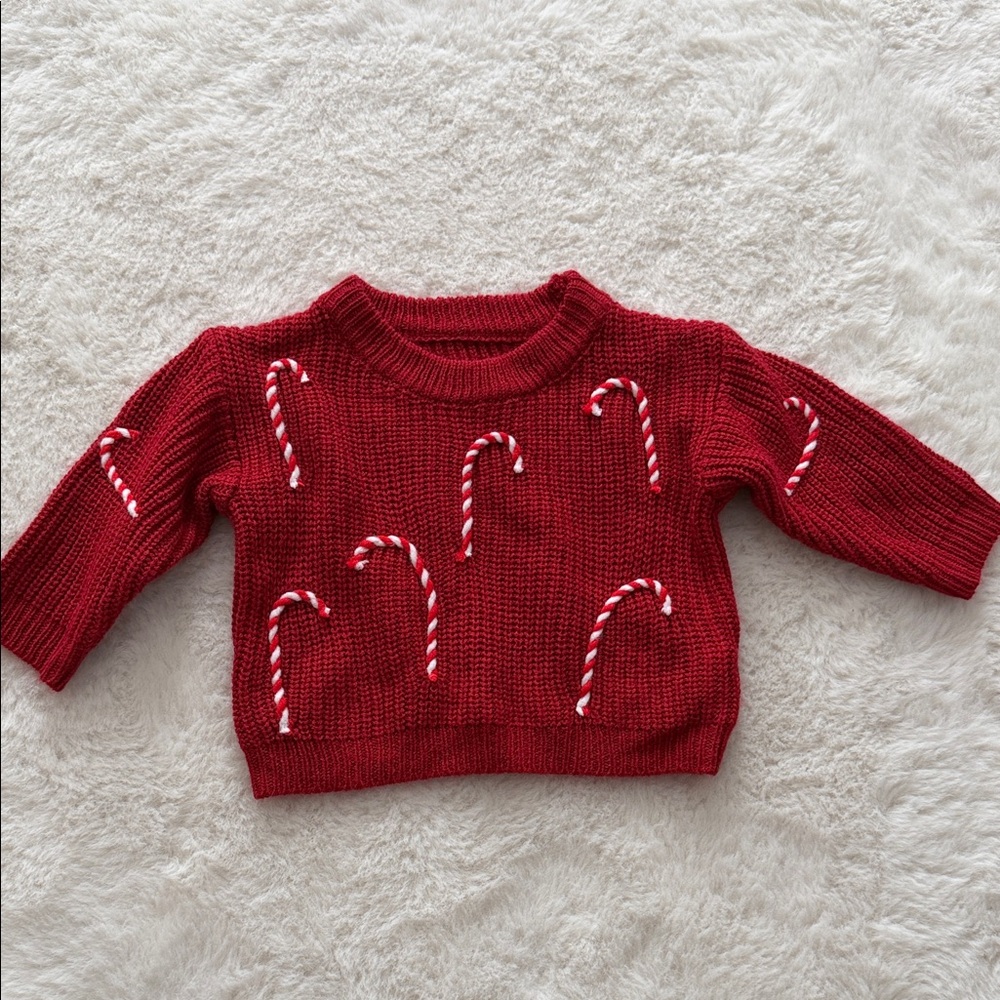 Red Candy Cane Sweater